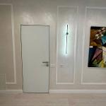 Invisible doors Prestige Glass with aluminum end, outside